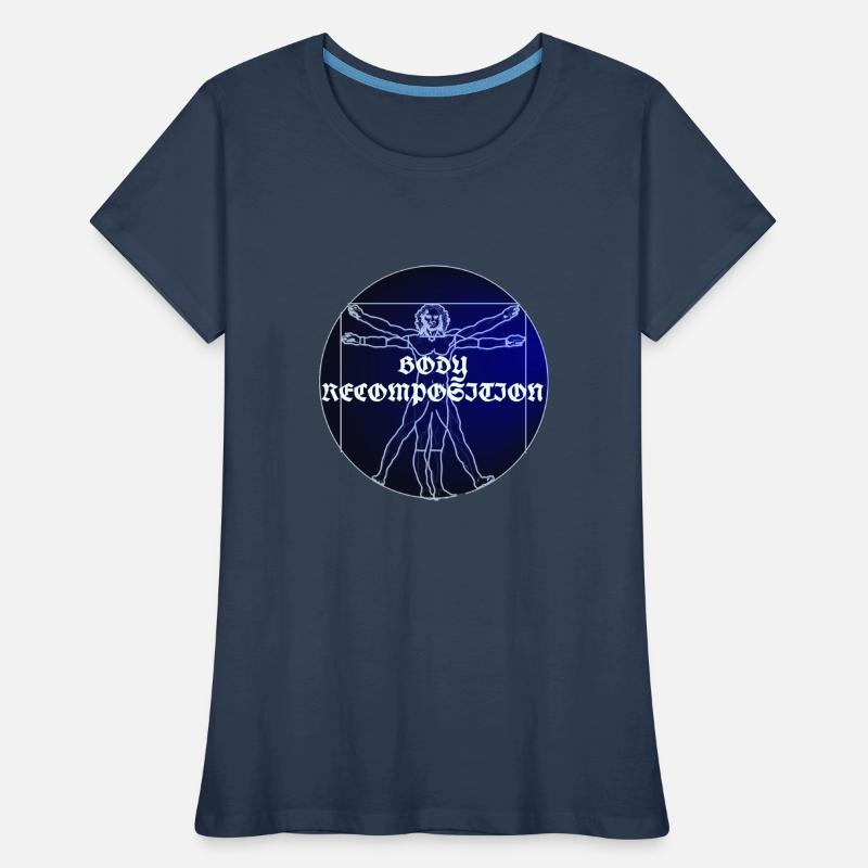 CONCEPTION DE LOGO DE RECOMPOSITION CORPORELLE T-shirt bio Premium Femme