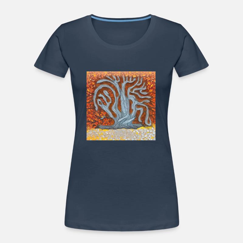 old tree during spring Women's Premium Organic T-Shirt