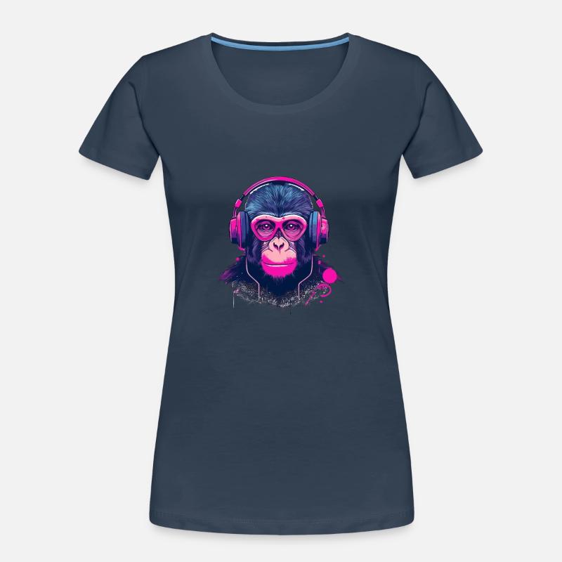 Monkey Beats Women's Premium Organic T-Shirt