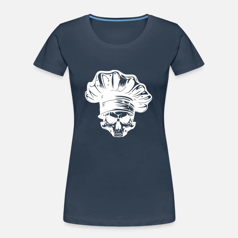 Chef Skeleton Chef T-shirt bio Premium Femme