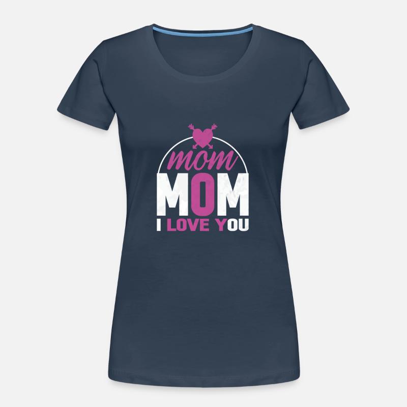 Mama, ich liebe dich - Muttertagsgeschenke Frauen Premium Bio T-Shirt