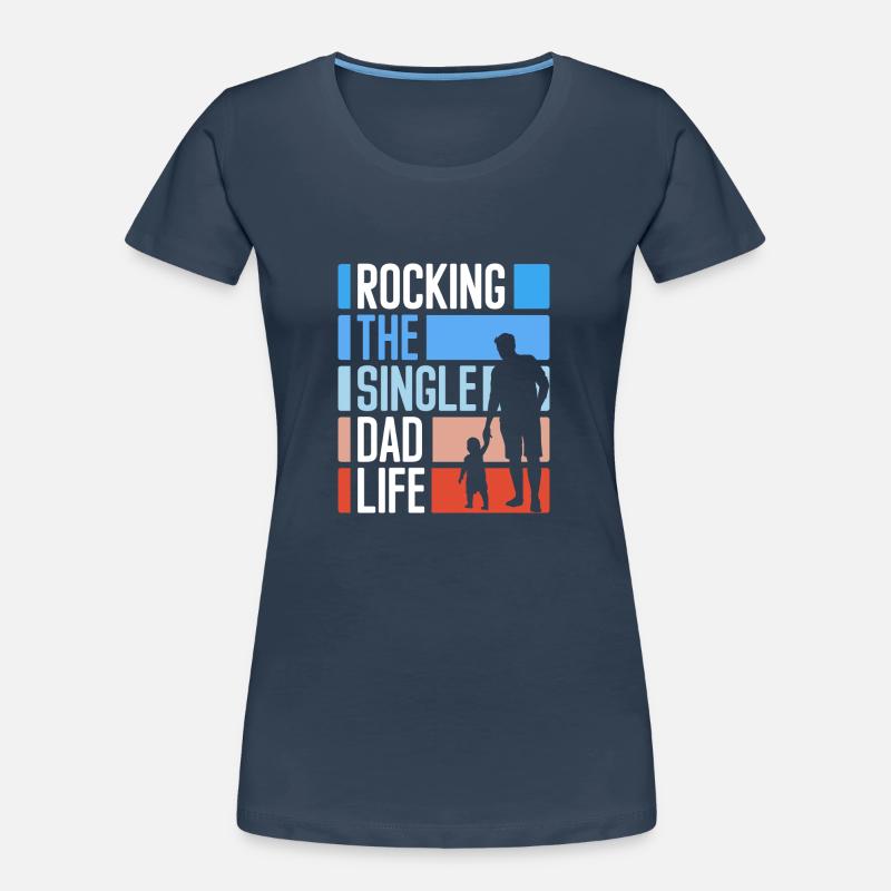 Relation célibataire Solitaire T-shirt bio Premium Femme