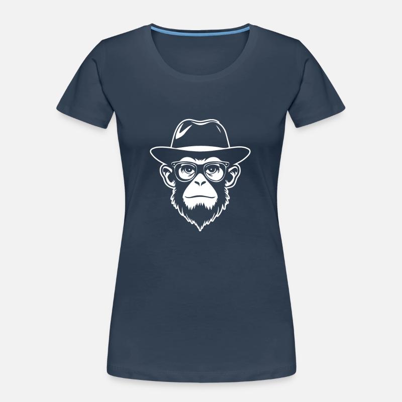 Monkey Monkey Monkey Face Jungle Women's Premium Organic T-Shirt