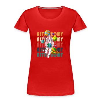 Astronomy Space Space Star - Women's Premium Organic T-Shirt -  - Front - Mia (176cm)