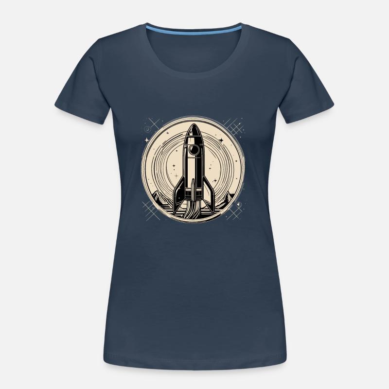 One Small Step, square Women's Premium Organic T-Shirt