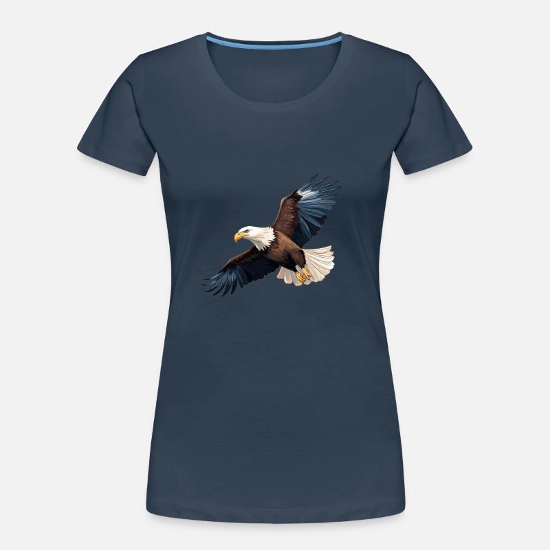 Bald Eagle Eagle Flying Eagle Women's Premium Organic T-Shirt