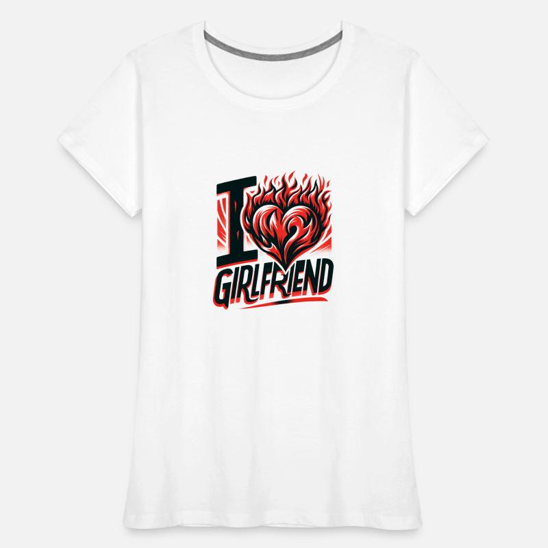 Fiery Heart Affection Women's Premium Organic T-Shirt