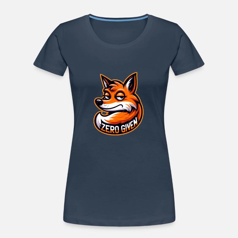 Zero Given - Fox Illustration Women's Premium Organic T-Shirt