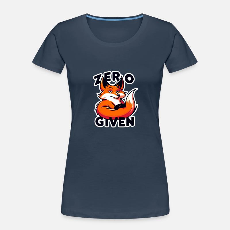 Zero Given - Fox Illustration Women's Premium Organic T-Shirt