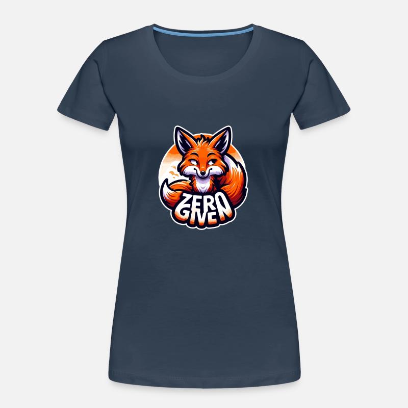 Zero Given - Fox Illustration Women's Premium Organic T-Shirt