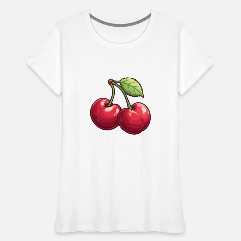 Cherry Women's Premium Organic T-Shirt