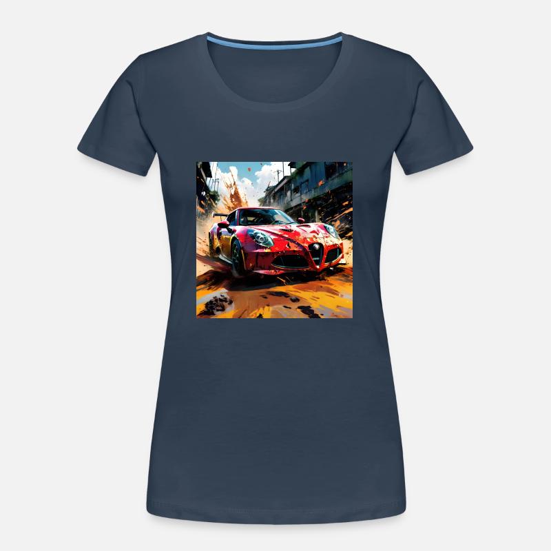 Rally Raid #2 T-shirt bio Premium Femme