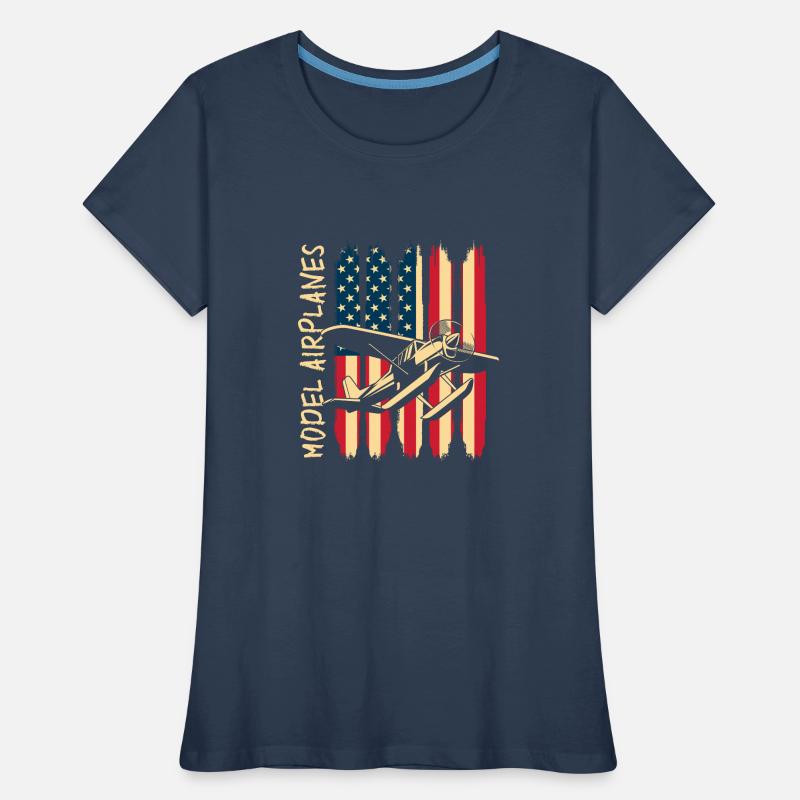 Model Builder Model Flying Hobby Pilot Aviator Women's Premium Organic T-Shirt