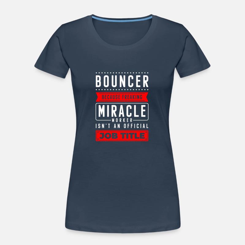 Sicherheitsdienst Beruf Groß Eingang Frauen Premium Bio T-Shirt