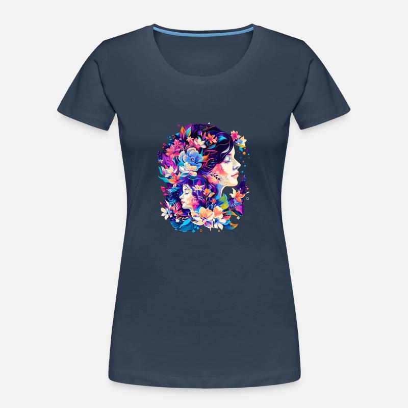 Mutter und Tochter Frauen Premium Bio T-Shirt