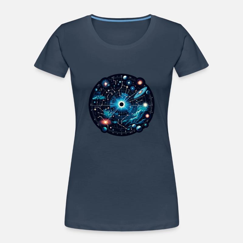 Constellations Celestial phenomena Star map Women's Premium Organic T-Shirt