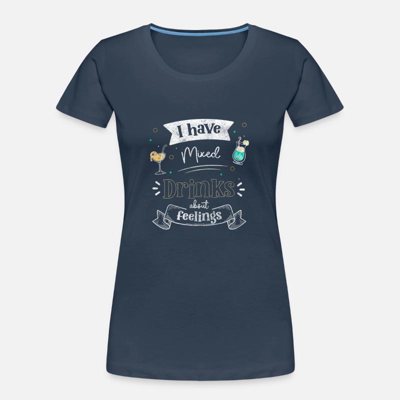 Bartender Beer Drinker Gin Women's Premium Organic T-Shirt