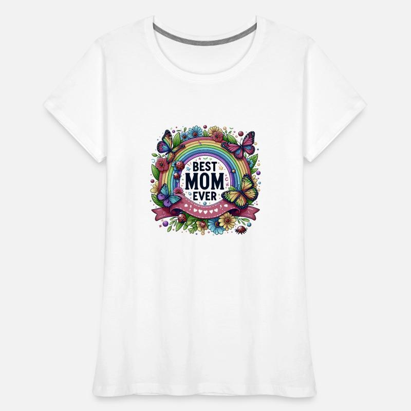 Die beste Mutter der Welt Mutter Mutter Beste Supermutter Frauen Premium Bio T-Shirt