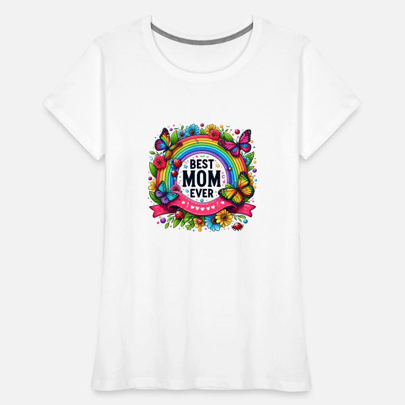 Die beste Mutter der Welt Mutter Mutter Beste Supermutter Frauen Premium Bio T-Shirt