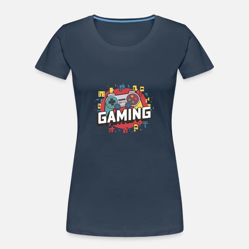 Gaming - Controller Frauen Premium Bio T-Shirt