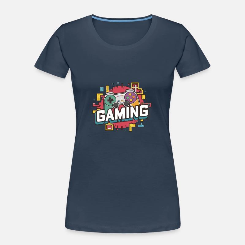 Gaming - Controller Frauen Premium Bio T-Shirt