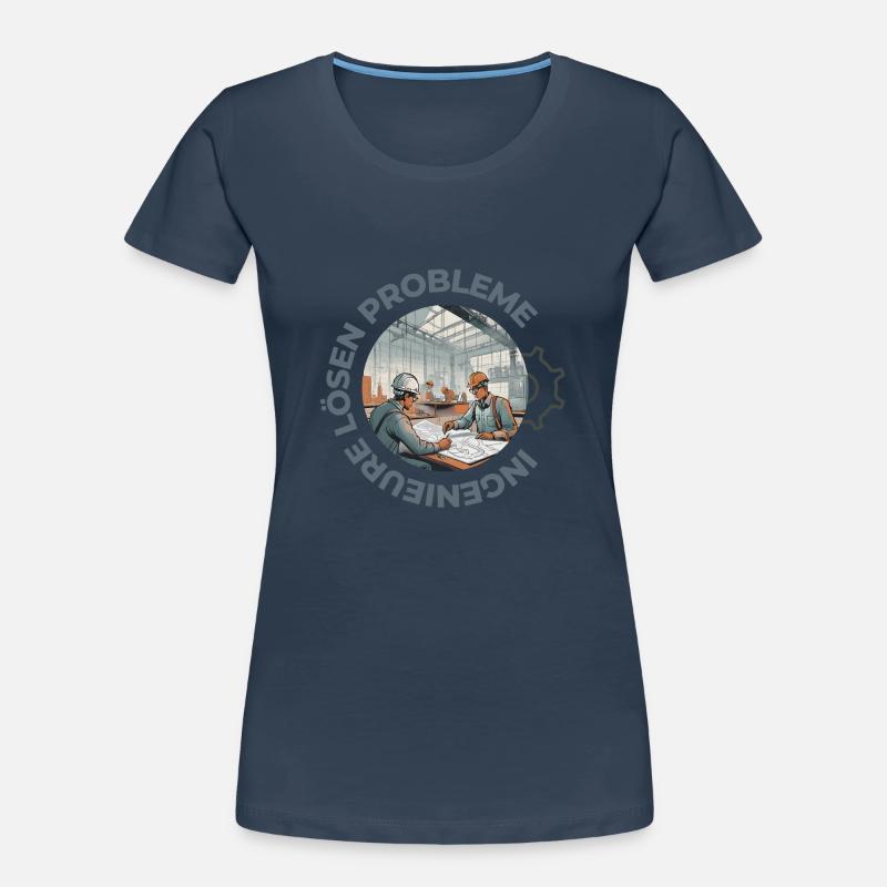 Engineers solve problems Women's Premium Organic T-Shirt