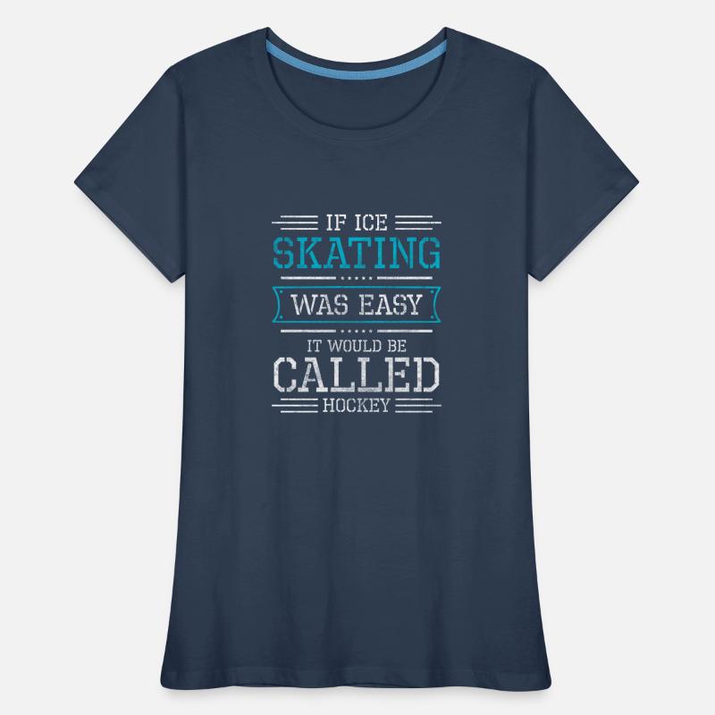 Eisläufer Eisbahn Kälte Eistanz Frauen Premium Bio T-Shirt