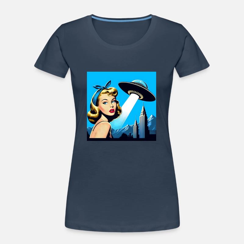 Das Mädchen und das Raumschiff Frauen Premium Bio T-Shirt