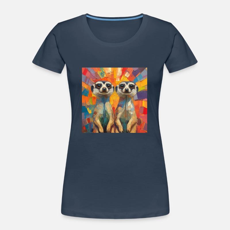 Erdmännchen Frauen Premium Bio T-Shirt