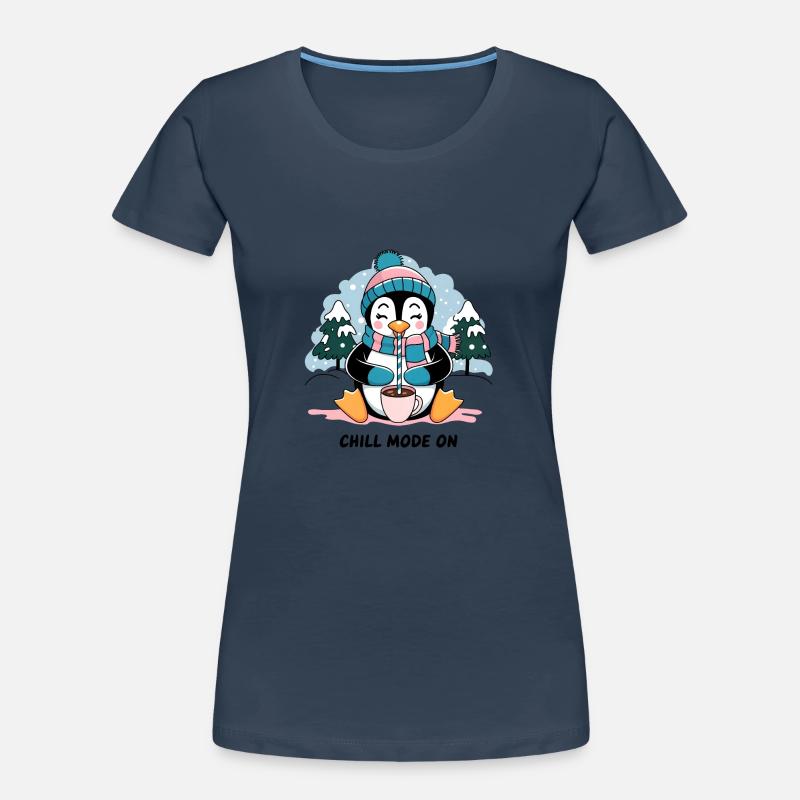 Chill-Modus Ein Frauen Premium Bio T-Shirt