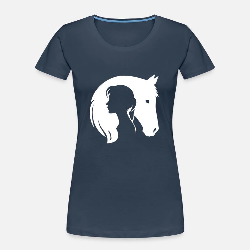 Equestrian Elegance Women's Premium Organic T-Shirt