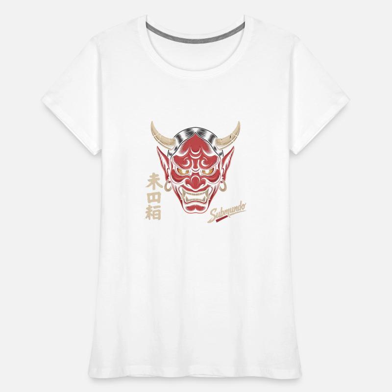Japanese mask Women's Premium Organic T-Shirt