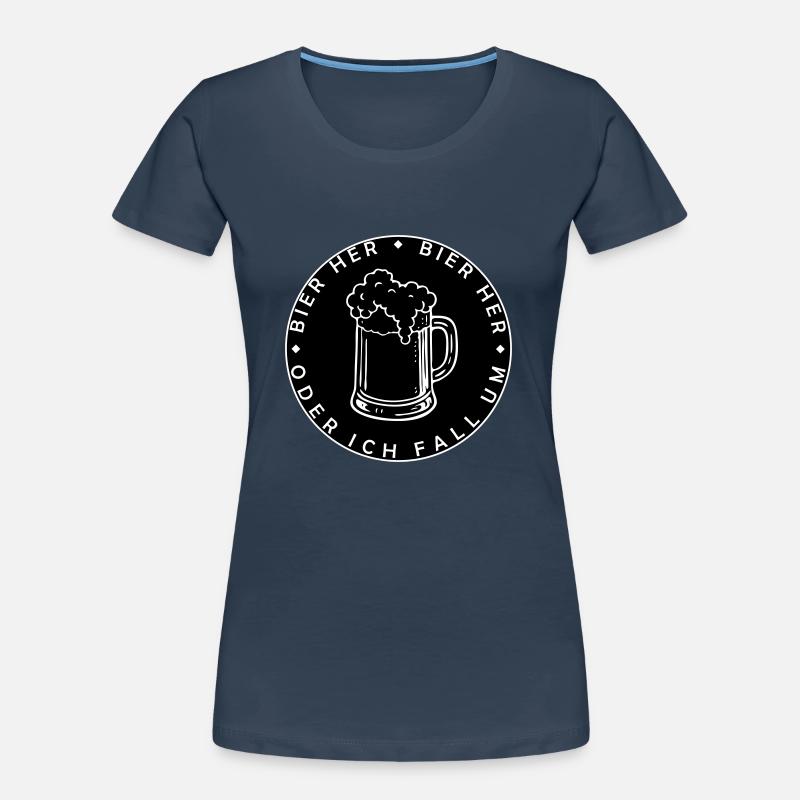 Bees here - Oder ich fall um! Women's Premium Organic T-Shirt