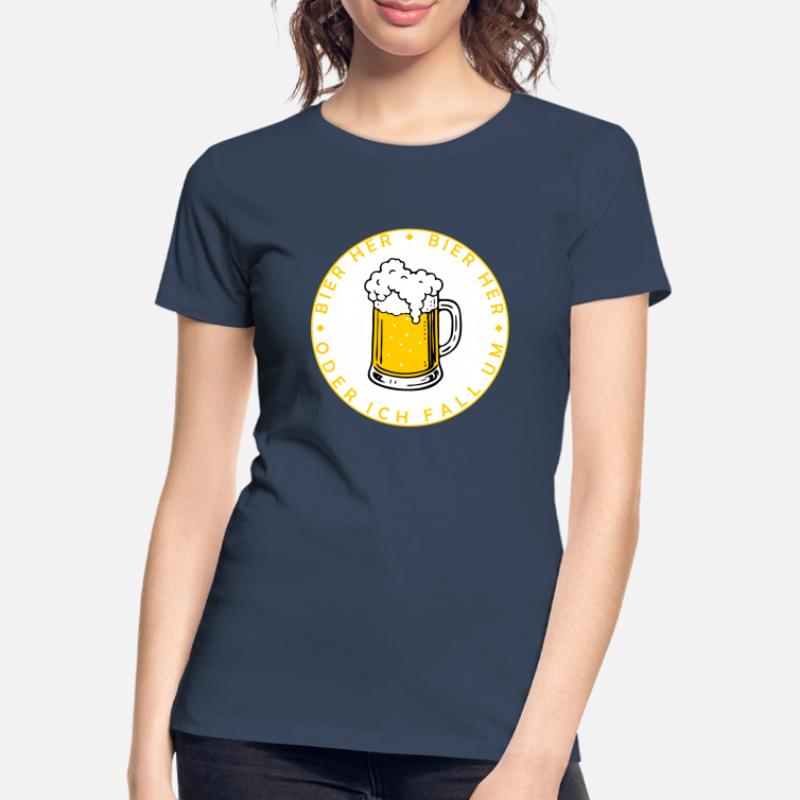 Bees here - Oder ich fall um! Women's Premium Organic T-Shirt