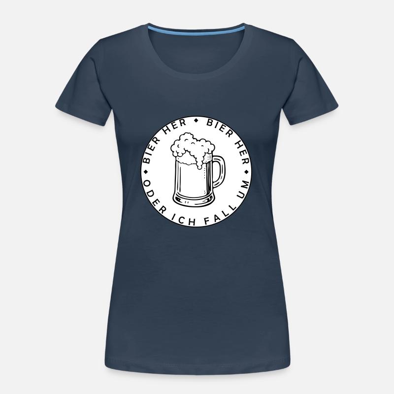 Bees here - Oder ich fall um! Women's Premium Organic T-Shirt