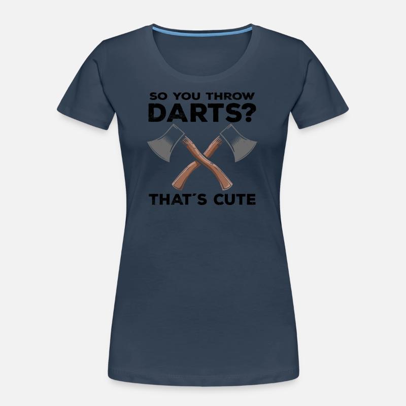 Axe throwing Women's Premium Organic T-Shirt