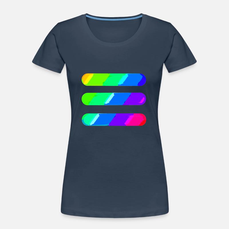 Lines | Wavy lines | | symbols Pattern Women's Premium Organic T-Shirt