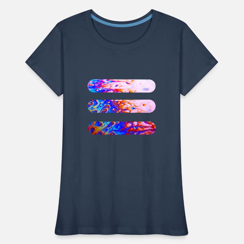 Lines | Wavy lines | | symbols Pattern Women's Premium Organic T-Shirt