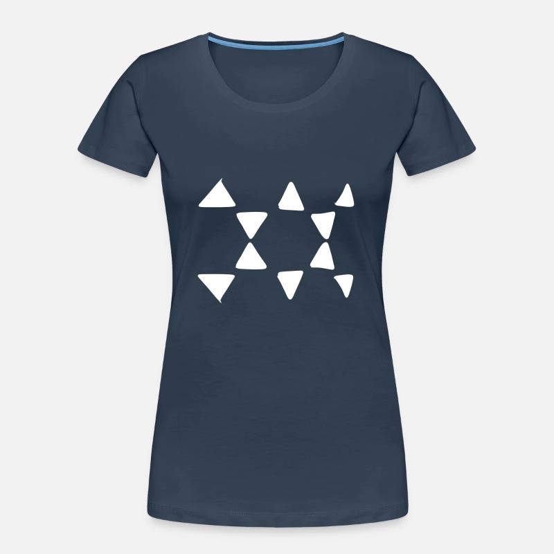 Triangular Pattern Triangular Shapes Women's Premium Organic T-Shirt