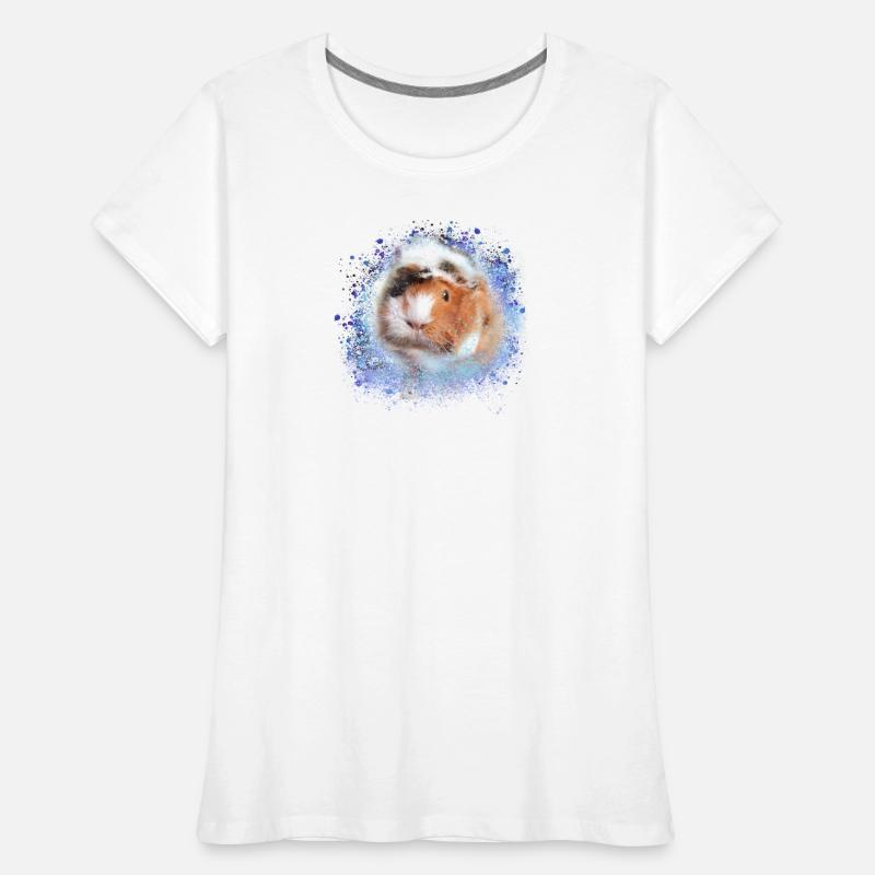 cochons d’Inde, graffitis, cochons d’Inde rosette T-shirt bio Premium Femme