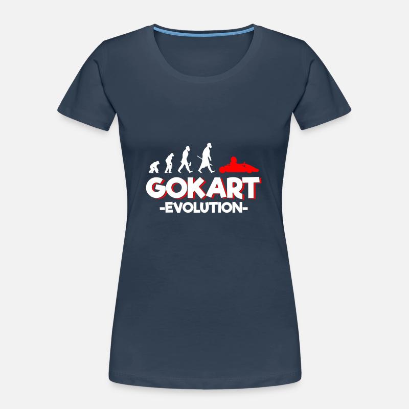 Course de karting de course de voitures de course T-shirt bio Premium Femme