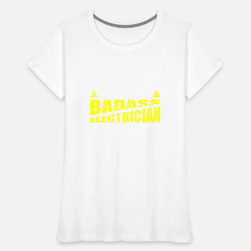 Electronics Technician Profession Voltage High Voltage Women's Premium Organic T-Shirt