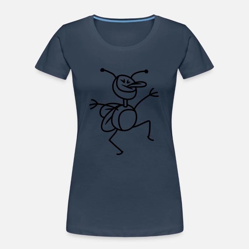 funny_bug_1c Women's Premium Organic T-Shirt