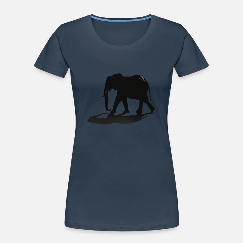 Elephant Silhouette Women's Premium Organic T-Shirt