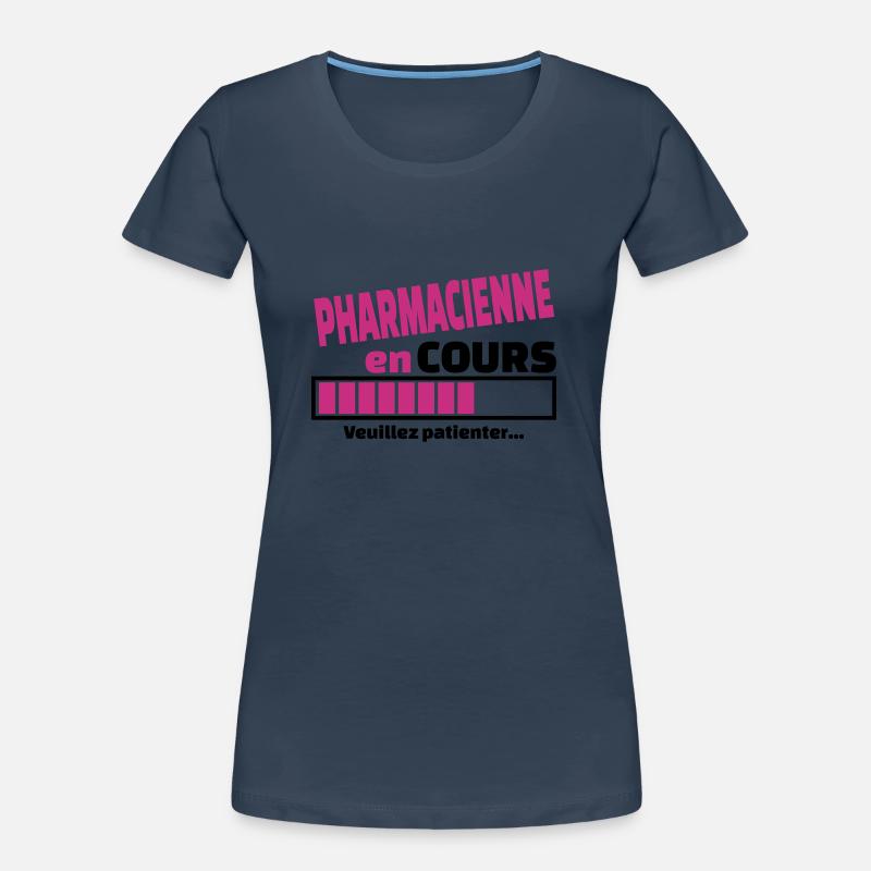 pharmacienne en cours T-shirt bio Premium Femme