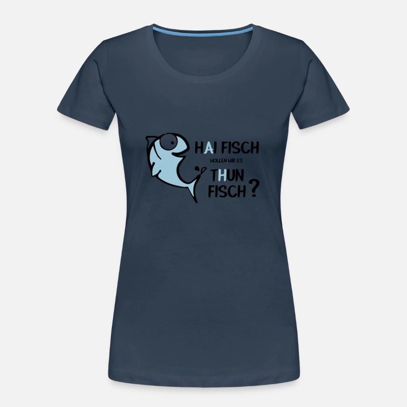 Haifisch Thunfisch Frauen Premium Bio T-Shirt