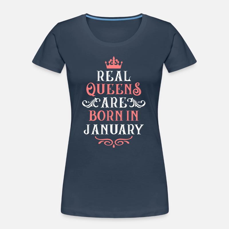 Januar Geburtstag Wassermann Steinbock Geschenk Frauen Premium Bio T-Shirt