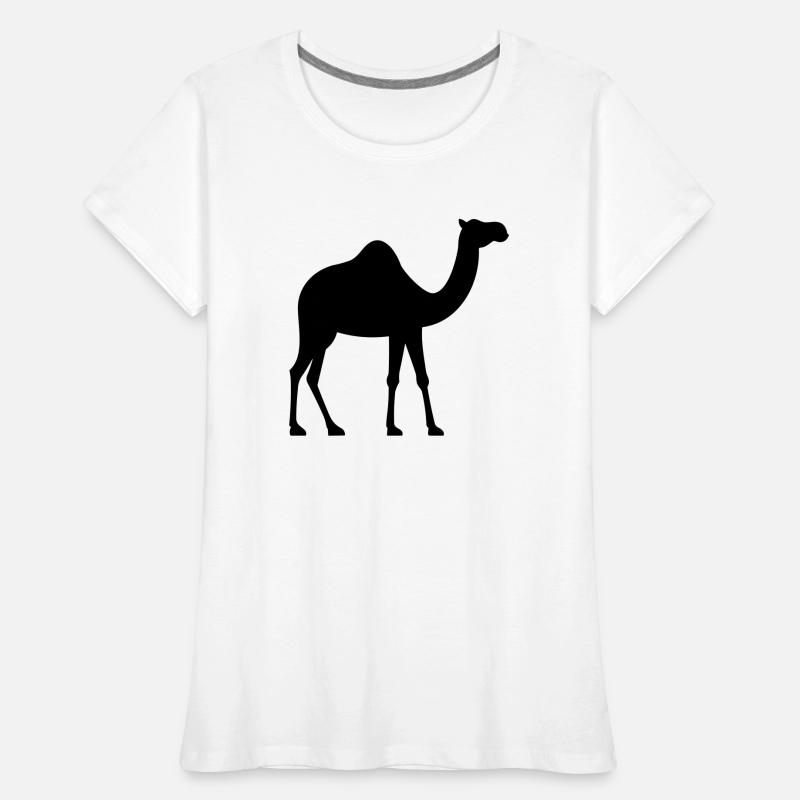 Kamel Frauen Premium Bio T-Shirt