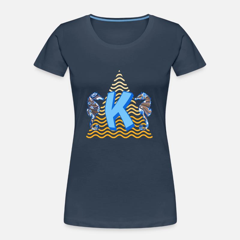 seepferdchen e 262 k Frauen Premium Bio T-Shirt