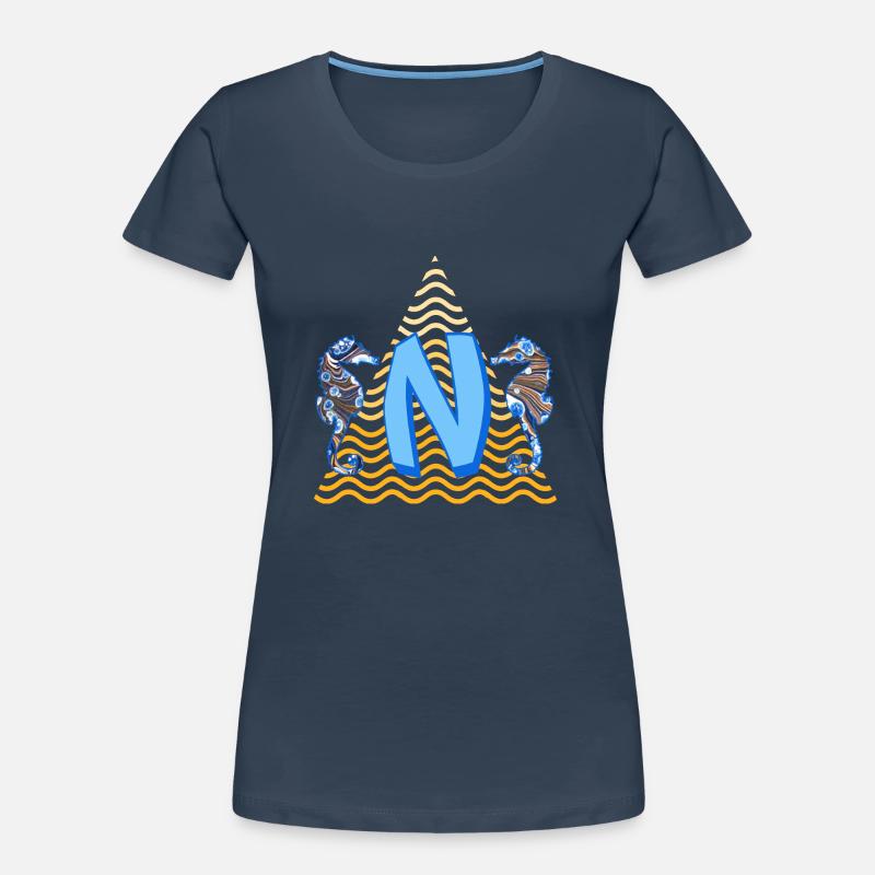 seepferdchen e 262 n Frauen Premium Bio T-Shirt
